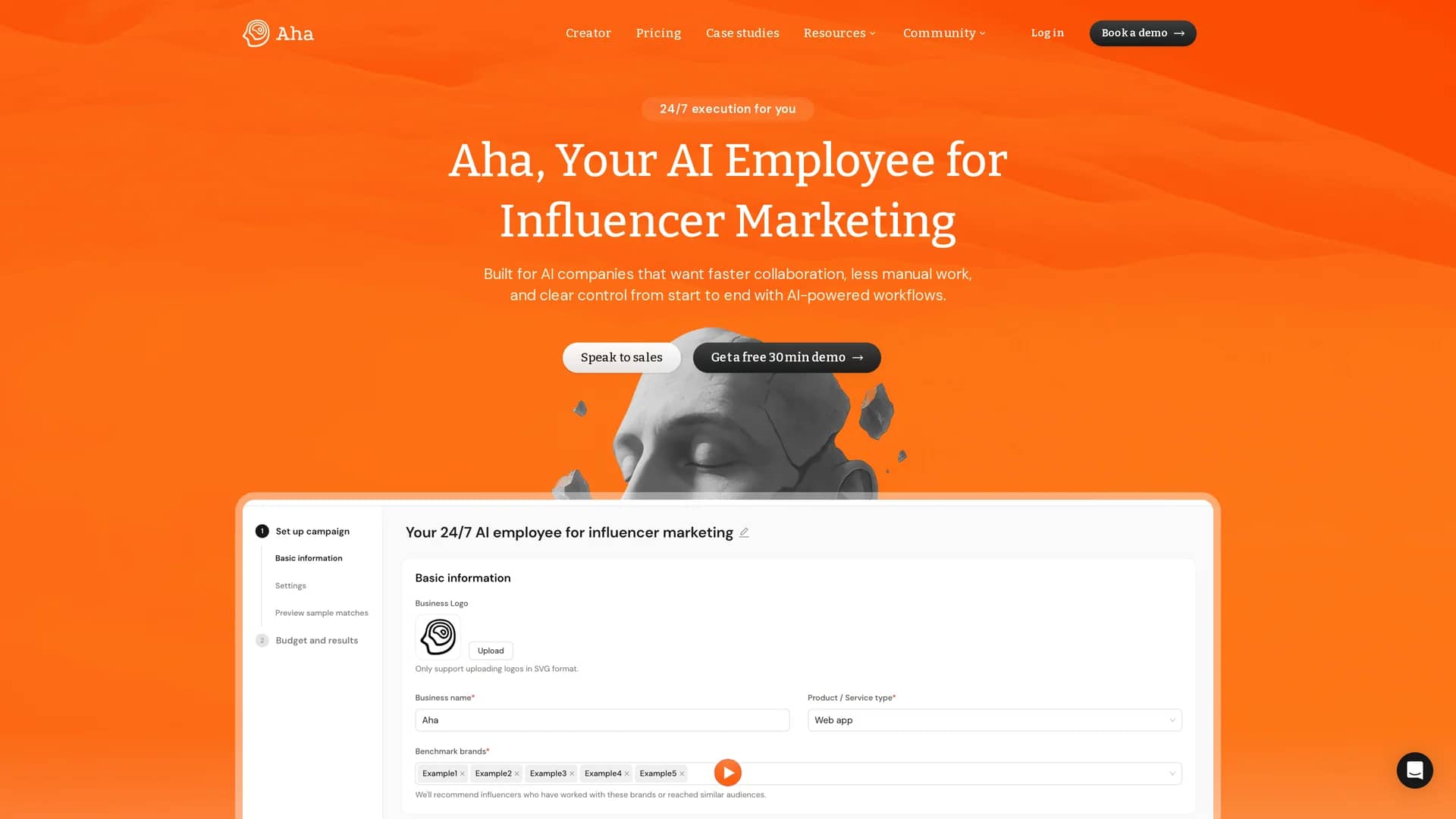 aha-inc homepage
