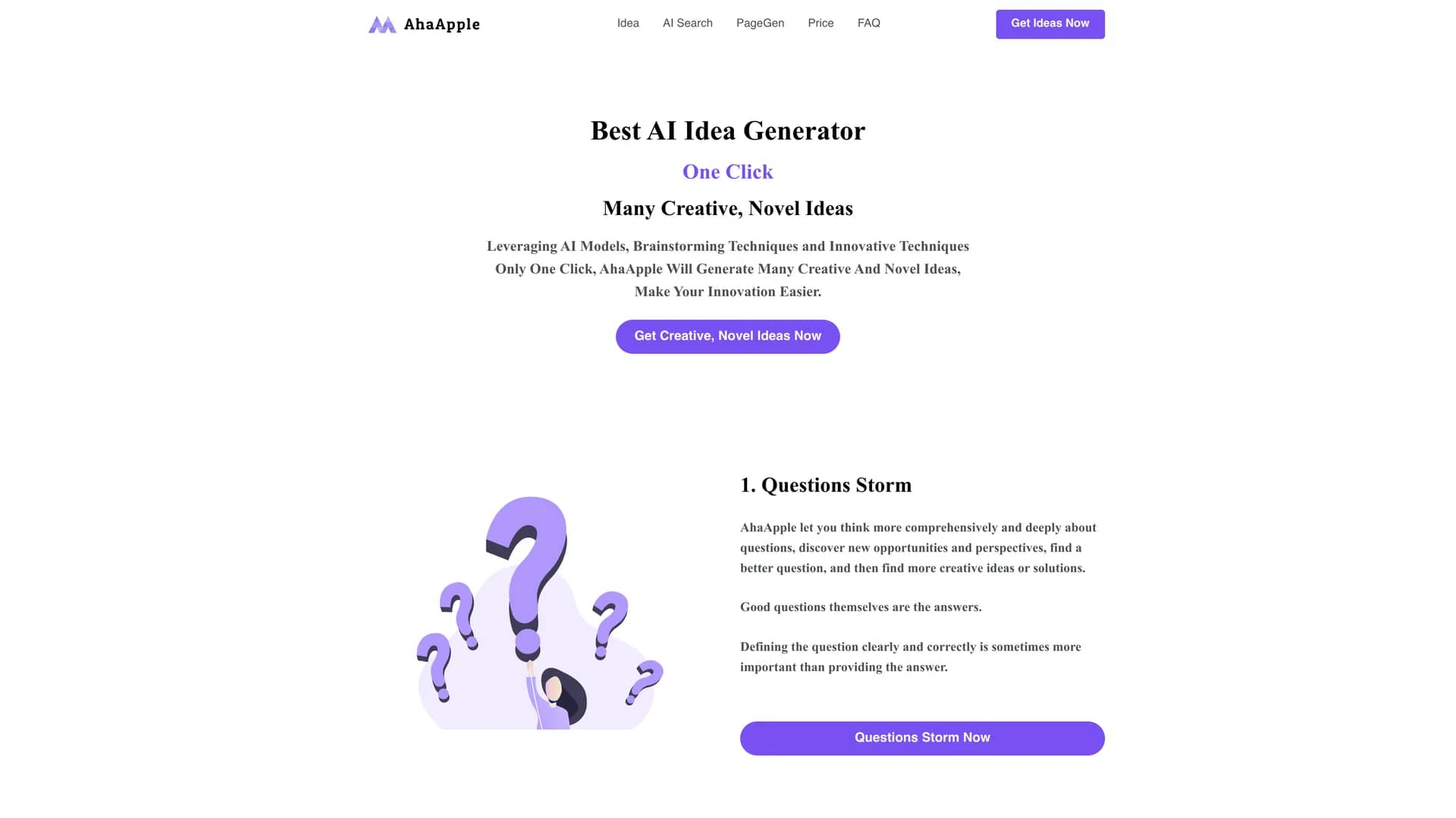 ahaapple homepage