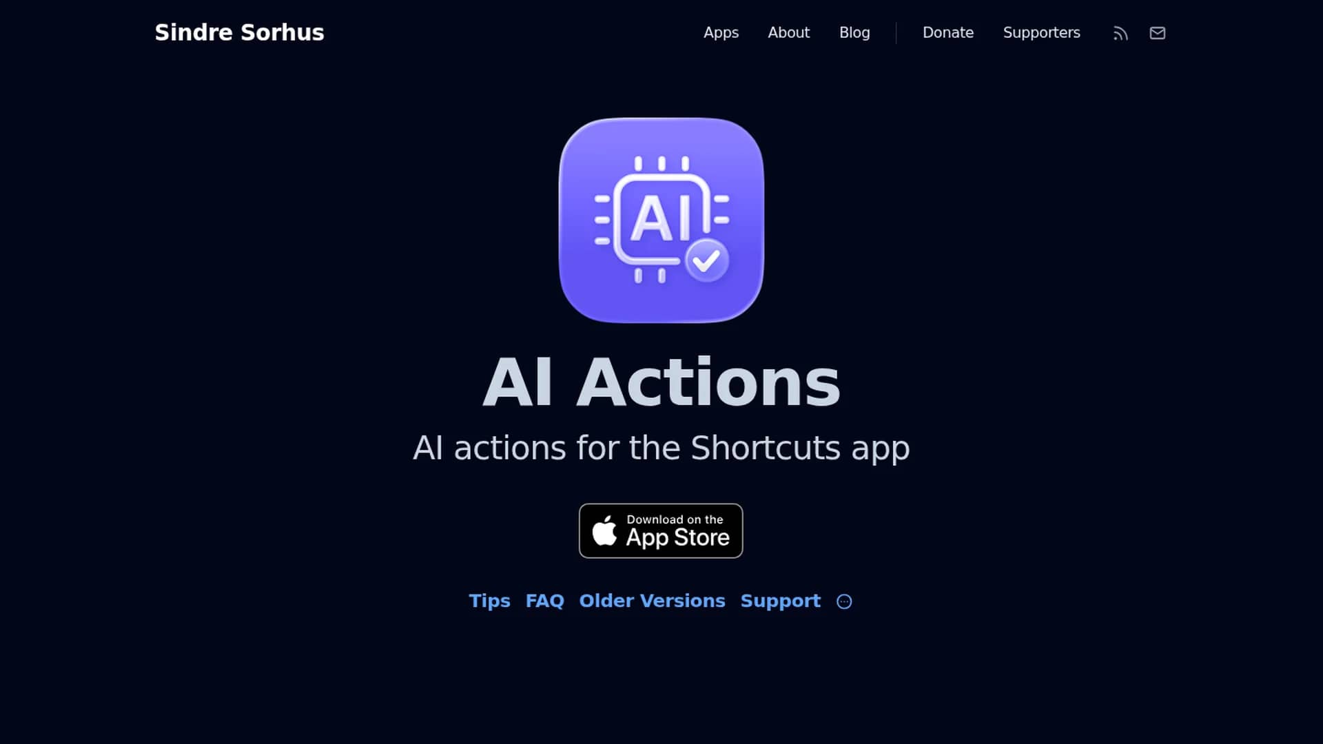 ai-actions homepage
