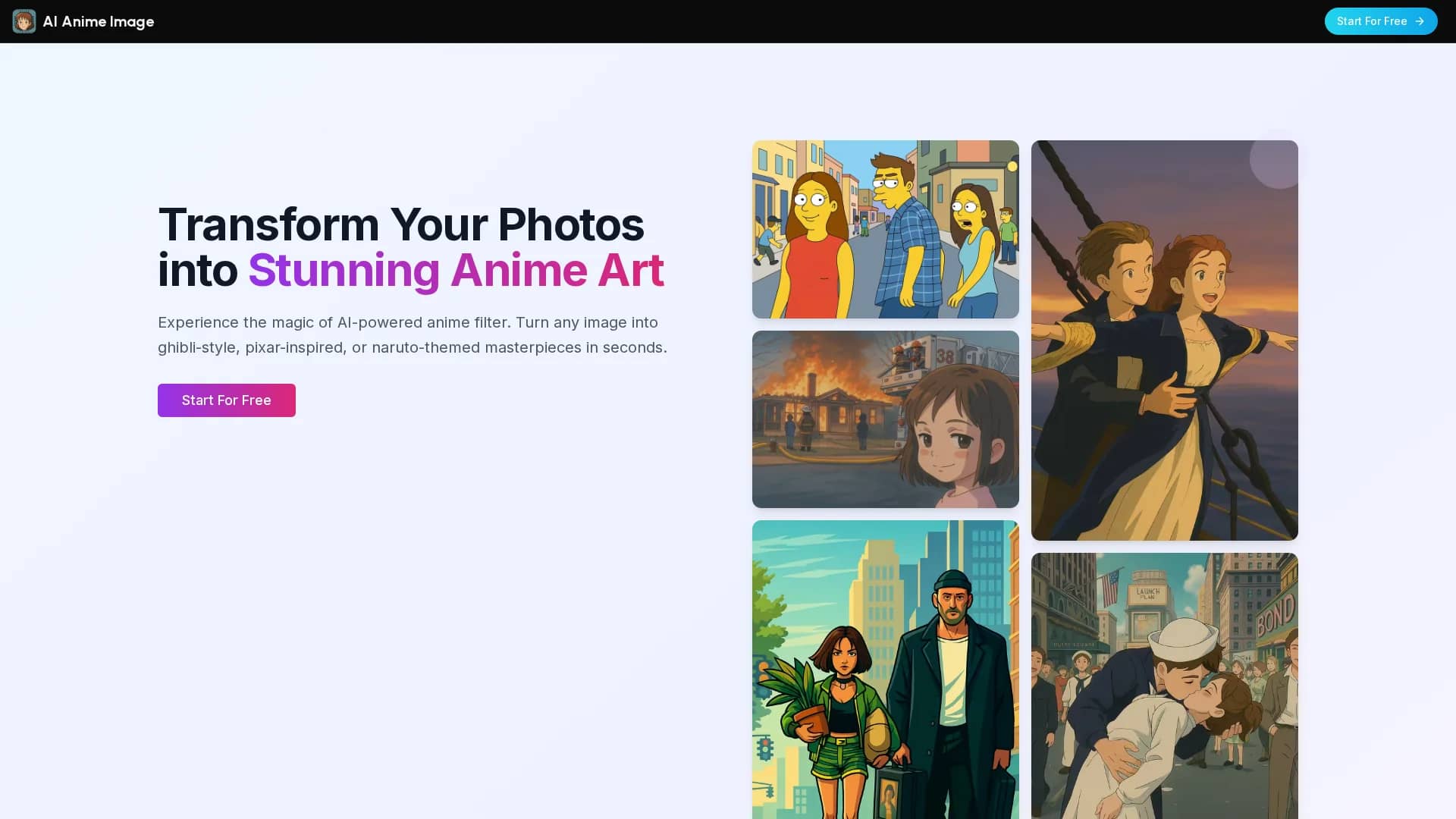 ai-anime-image homepage