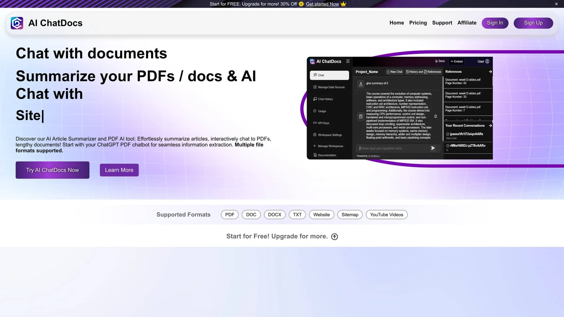 ai-chatdocs homepage