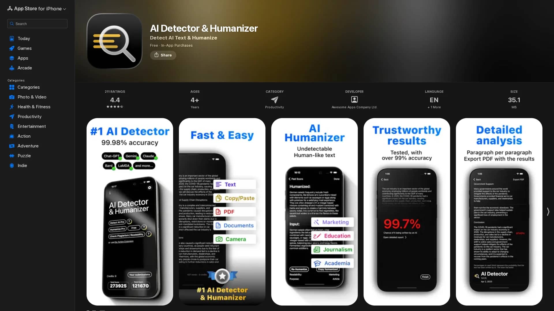 ai-detector-text-validator homepage