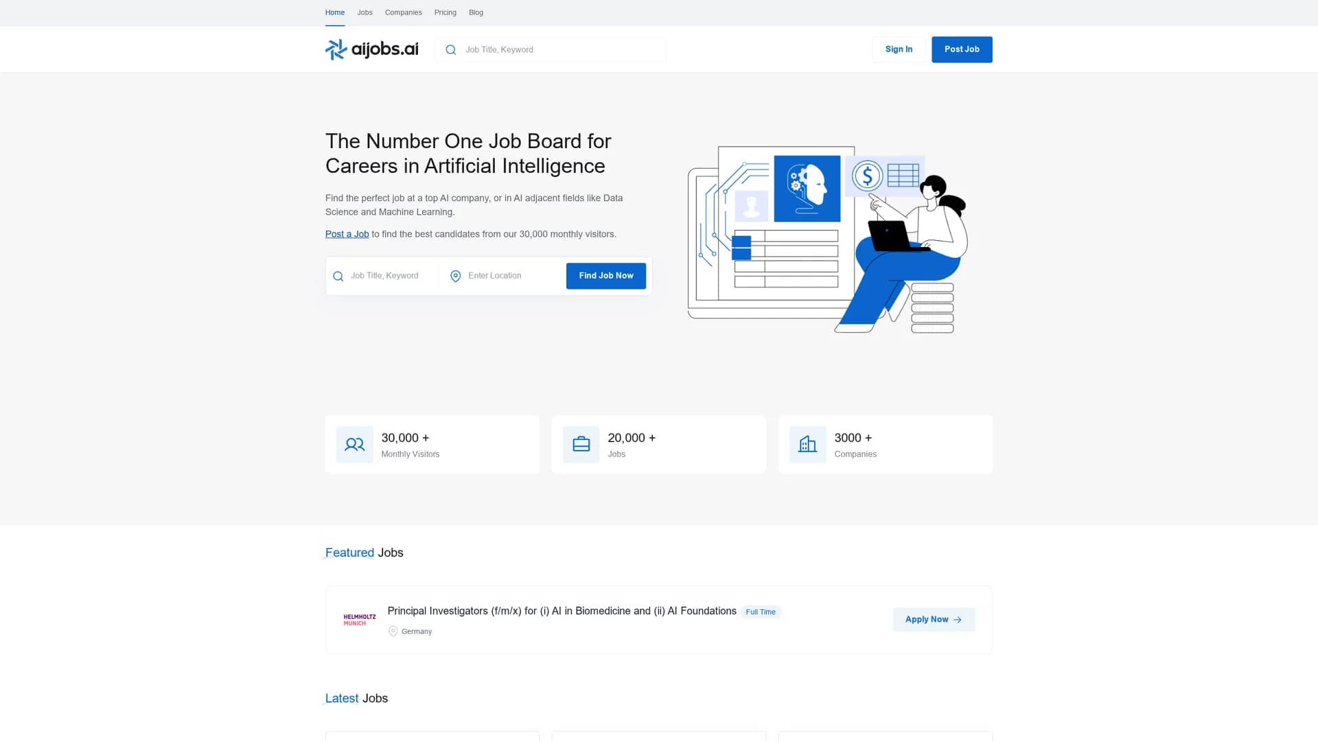 ai-jobs homepage