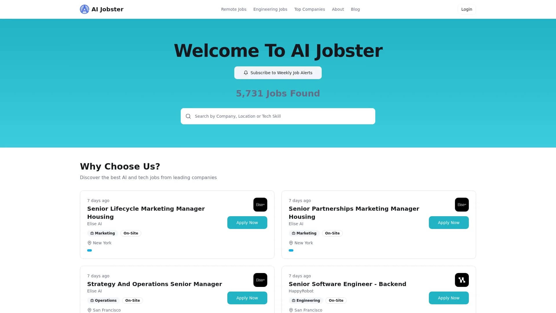 ai-jobster homepage