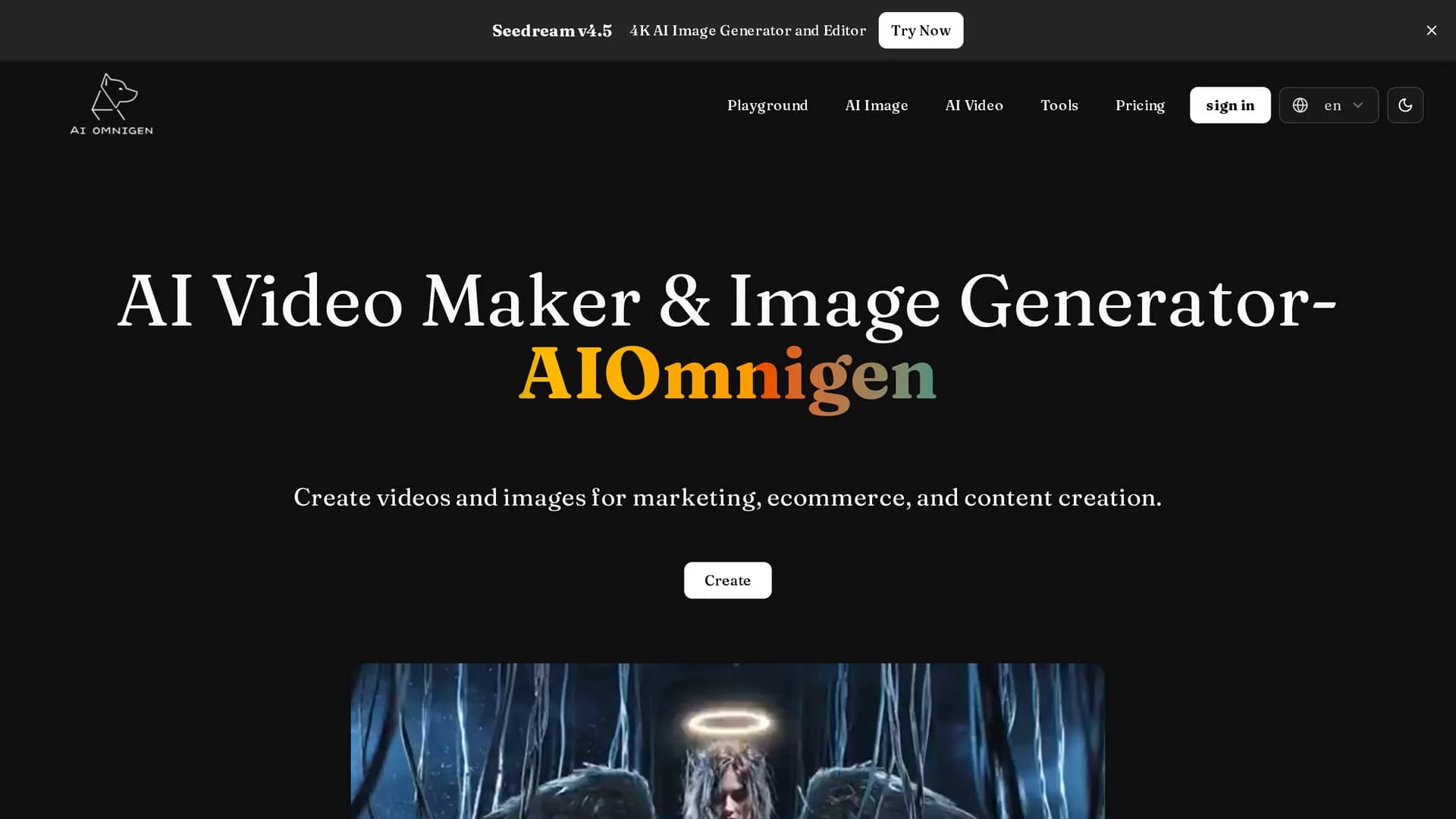 ai-omnigen homepage