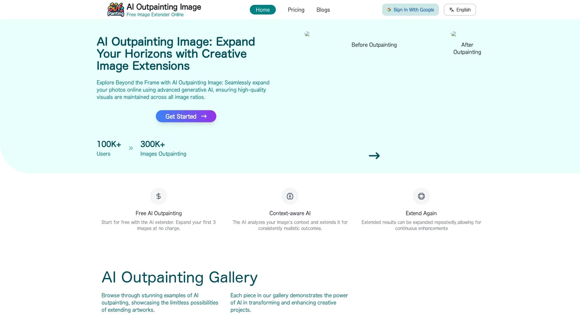 ai-outpainting-image homepage