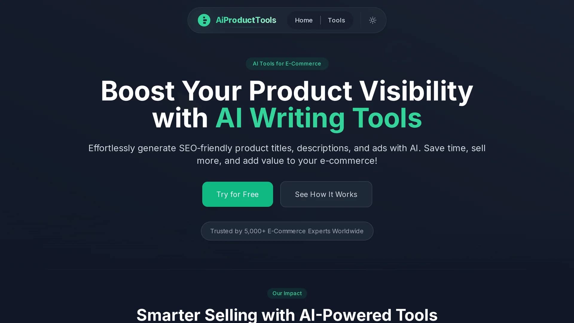 ai-product-tools homepage