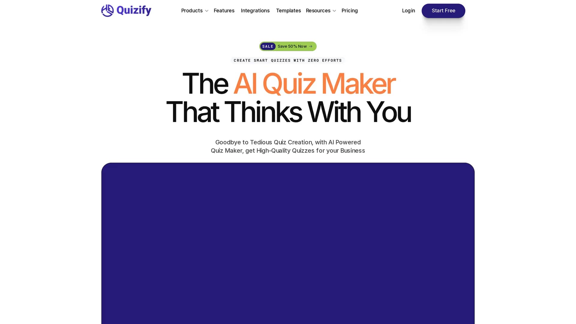 ai-quiz-maker homepage