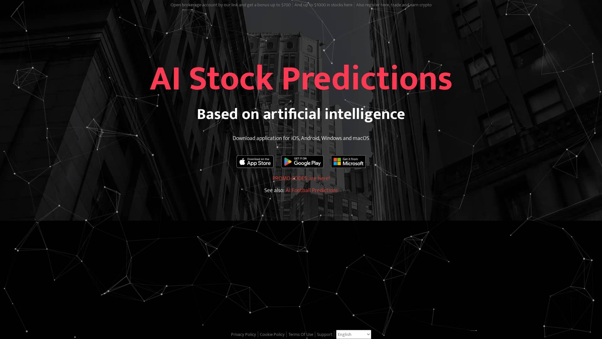 ai-stock-predictions-com homepage