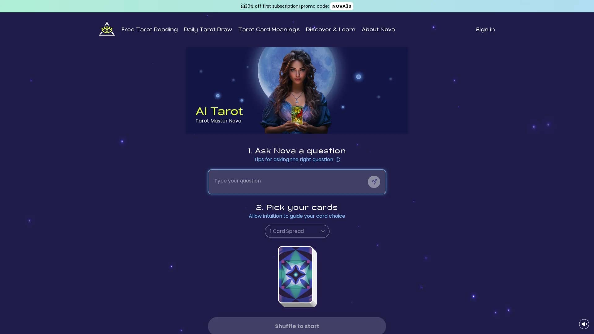 ai-tarot-master homepage