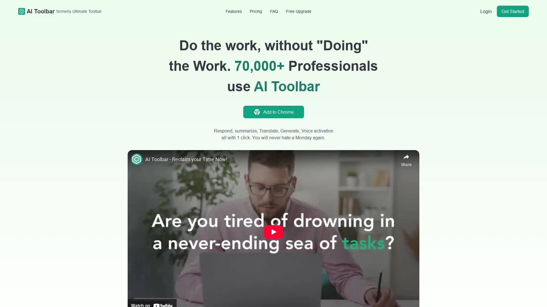 ai-toolbar homepage