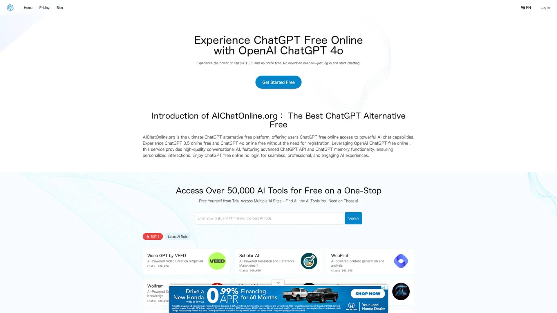 aichatonline-org homepage