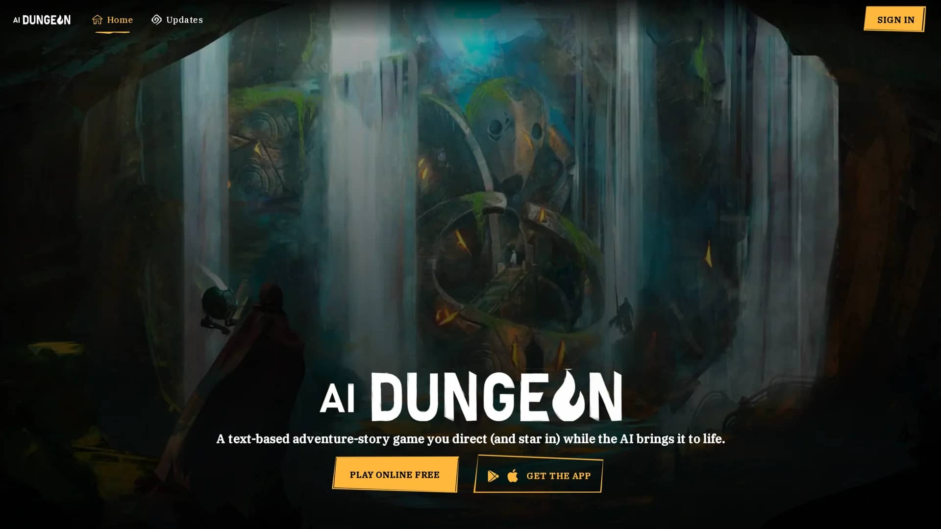 aidungeon homepage