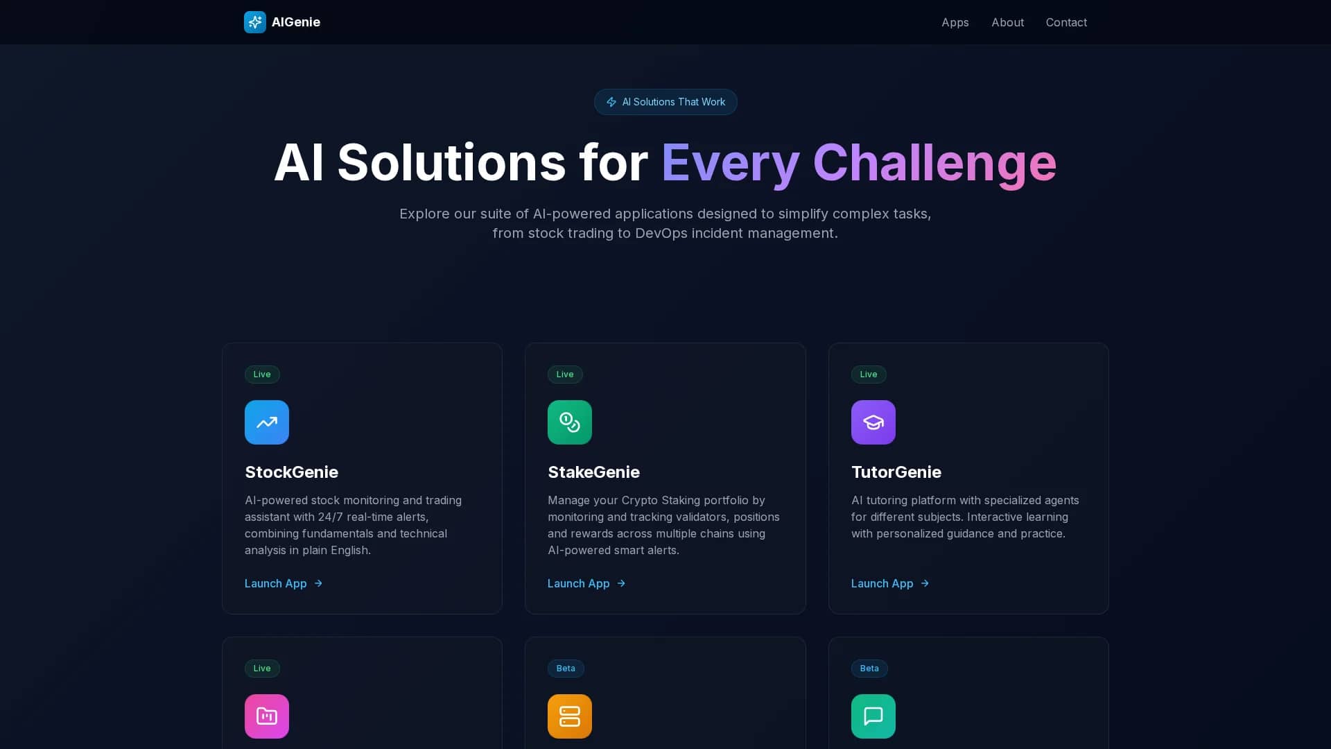 aigenie homepage