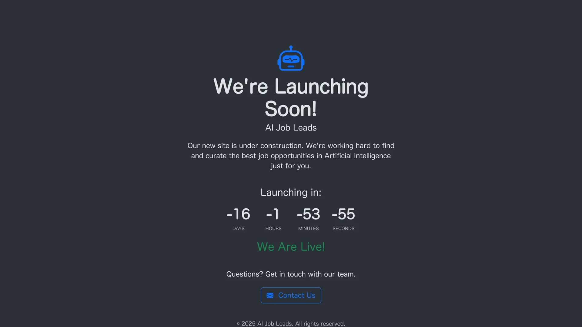 aijobleads homepage
