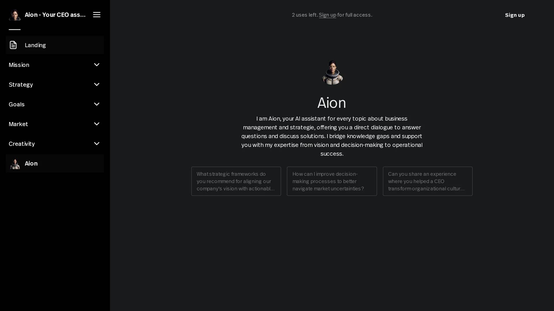 aion homepage