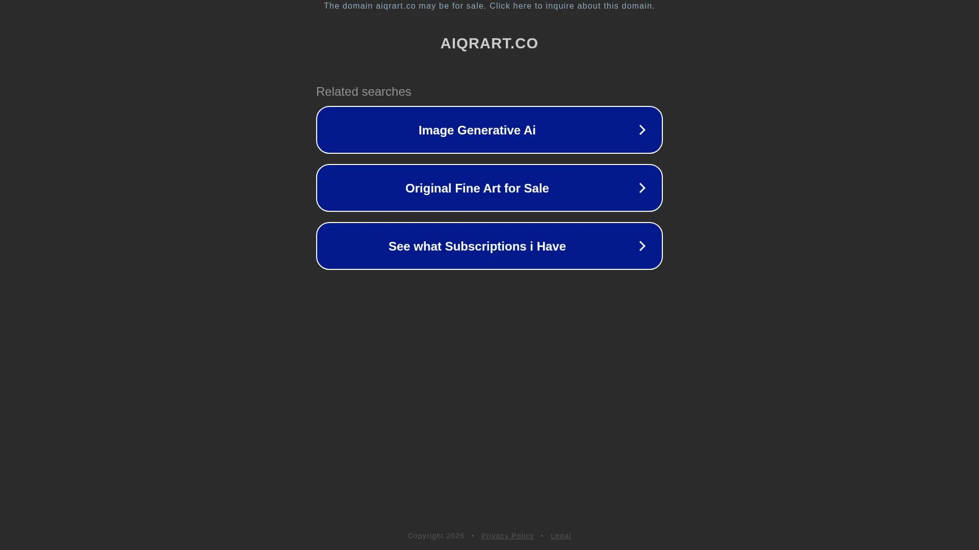 aiqrart homepage