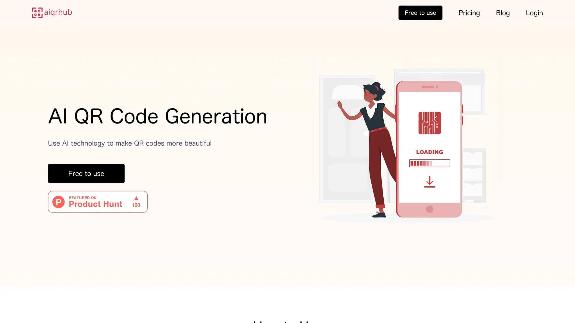 aiqrhub homepage