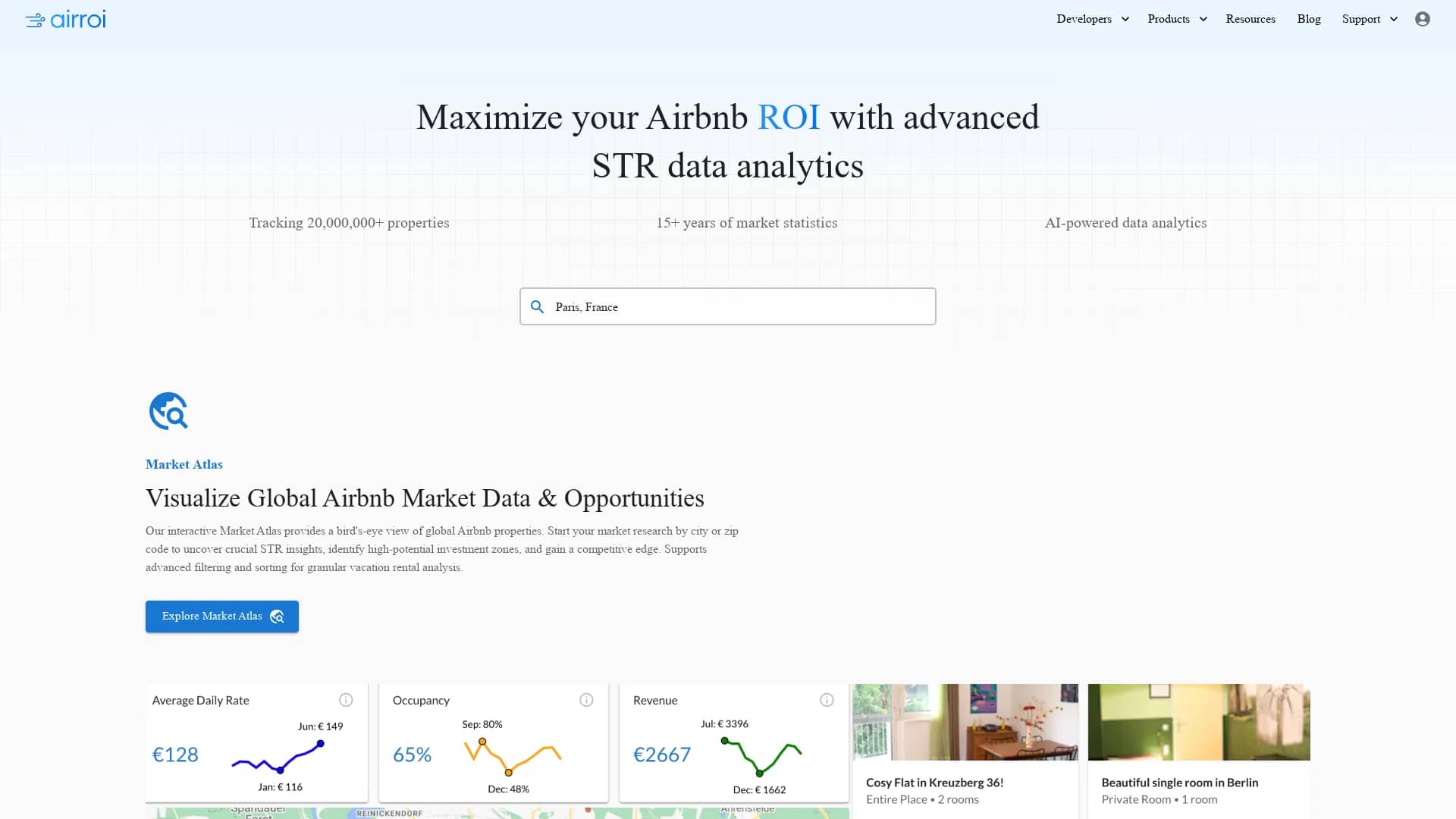 airroi homepage