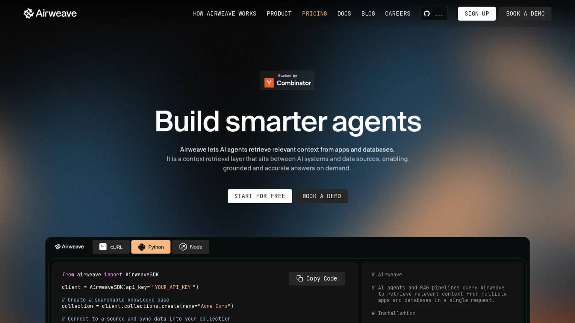 airweave-ai homepage