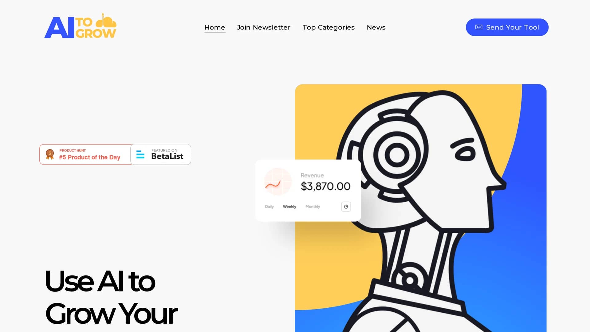 aitogrow homepage