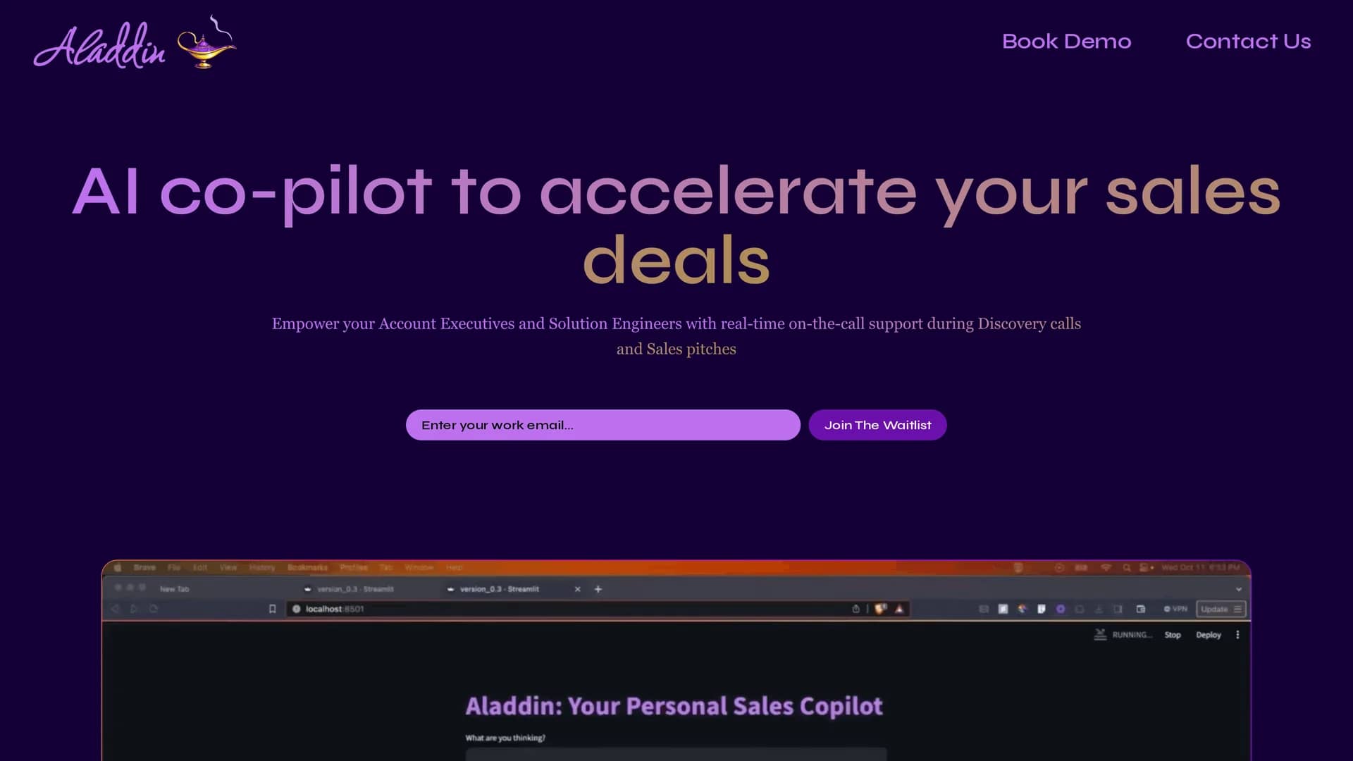 aladdin-ai homepage