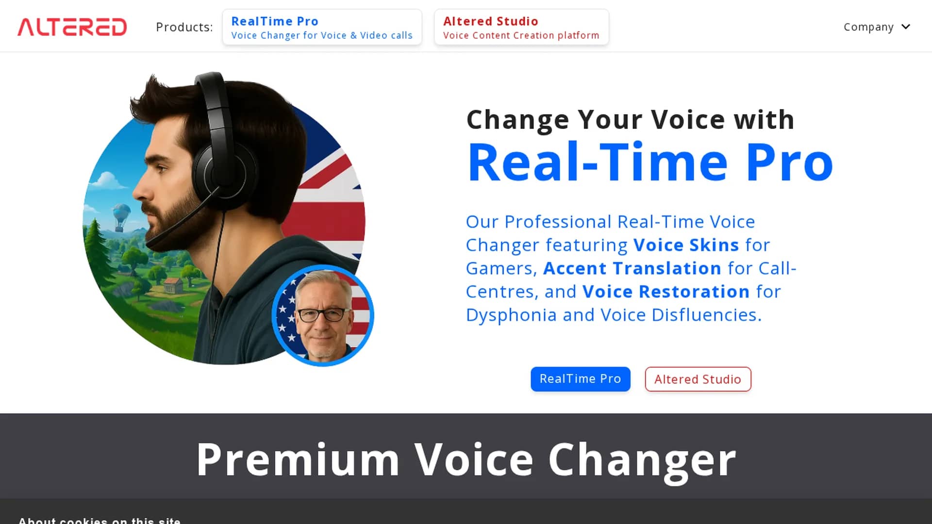 altered homepage