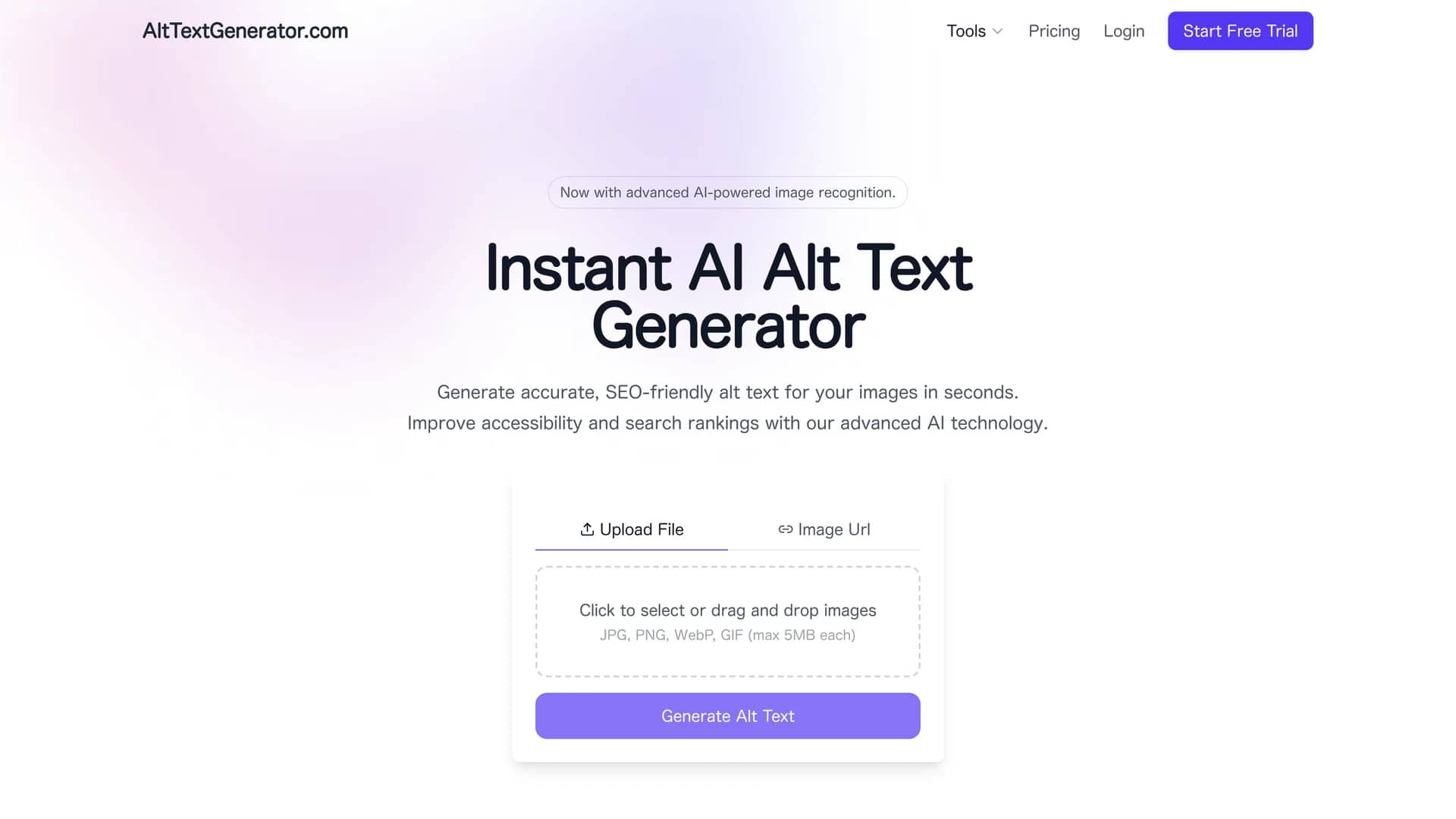 alttextgenerator homepage