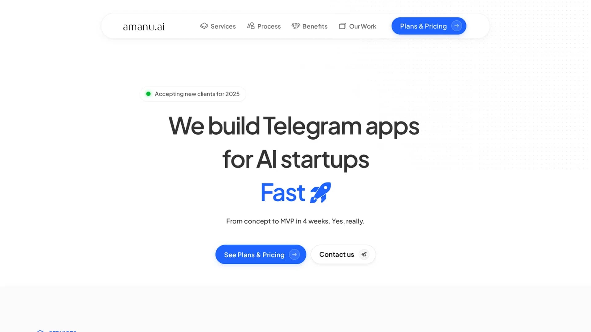 amanu homepage