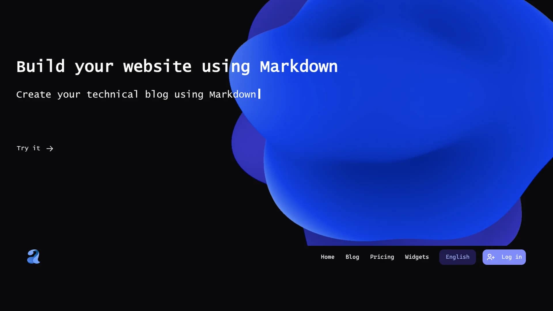 amarkdown homepage