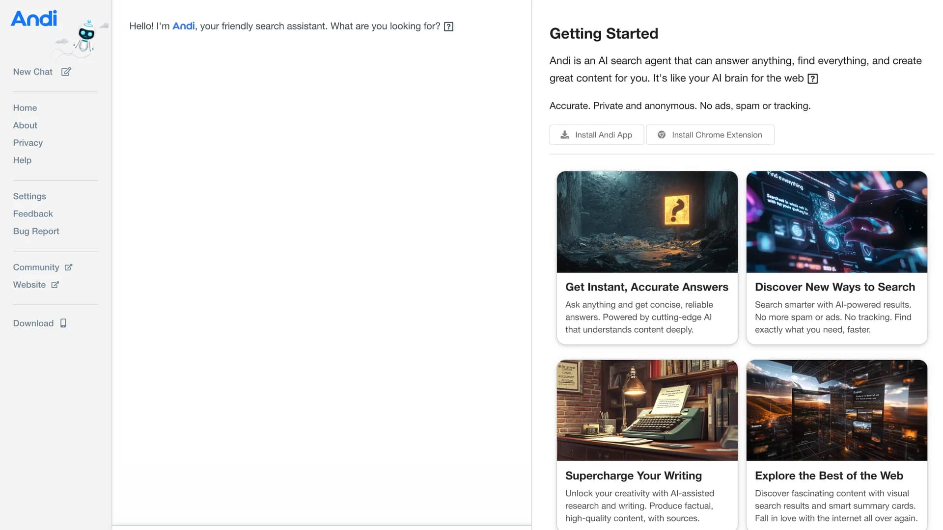 andi homepage