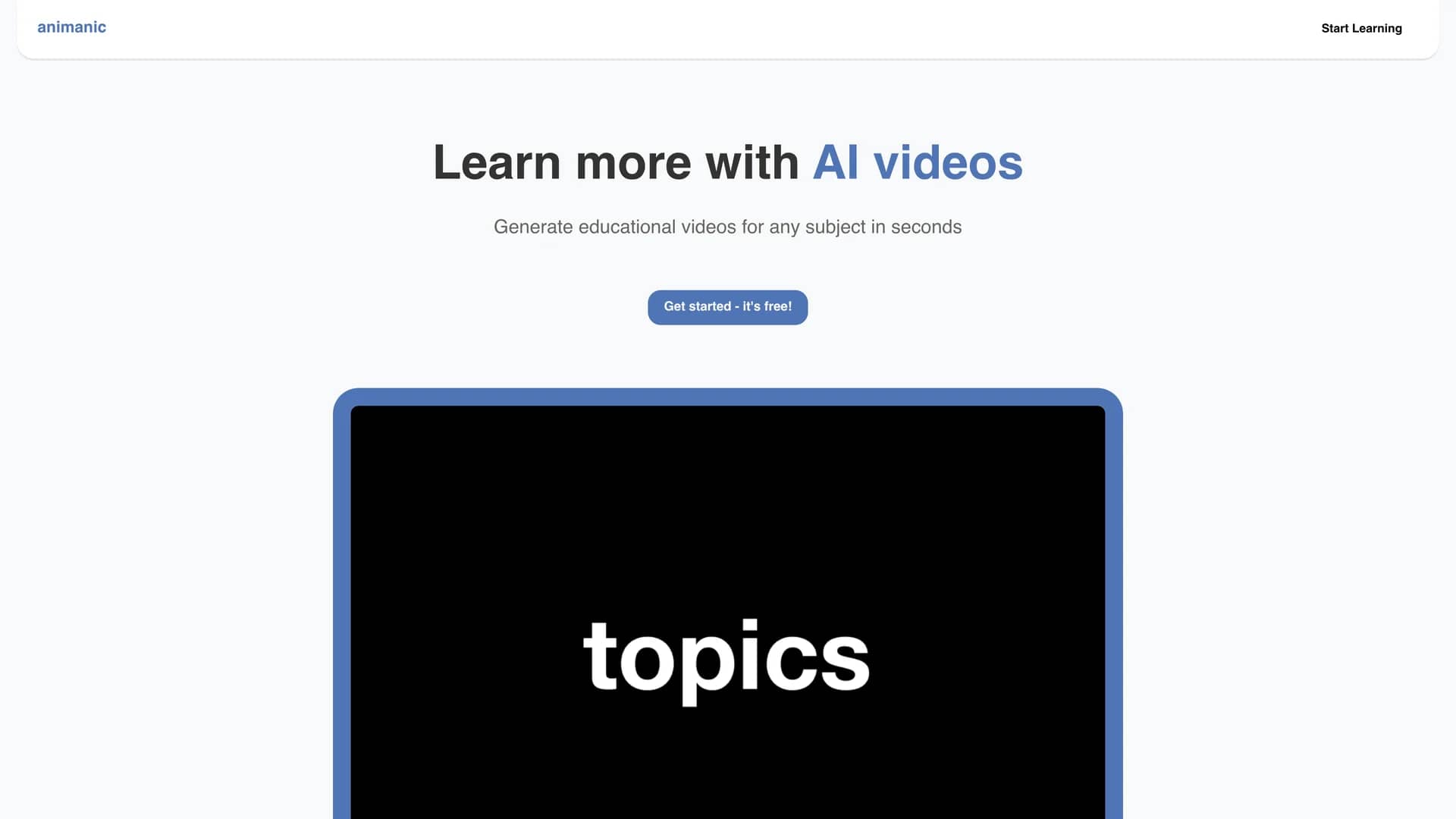 animanic homepage