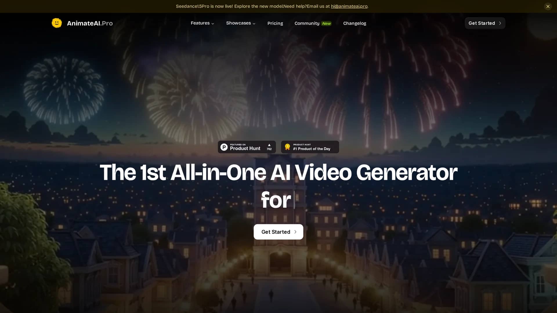 animate-ai homepage