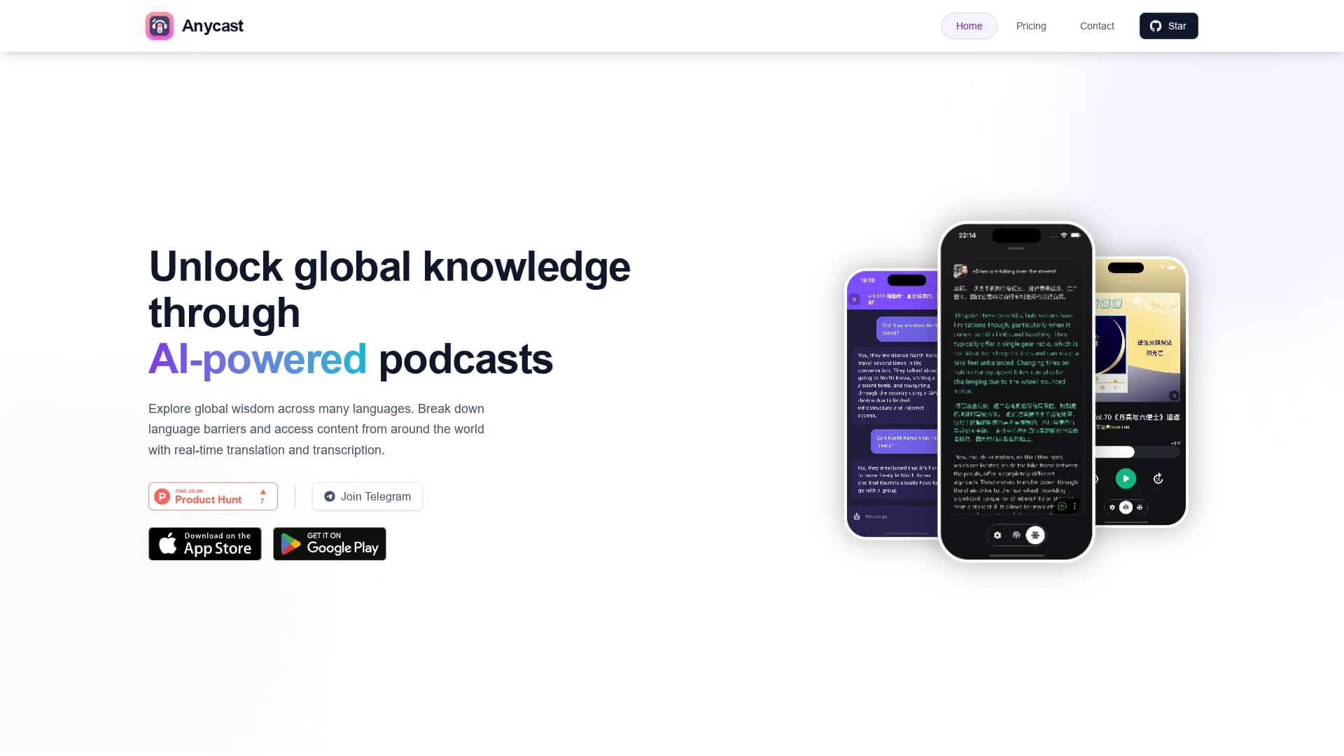 anycast homepage