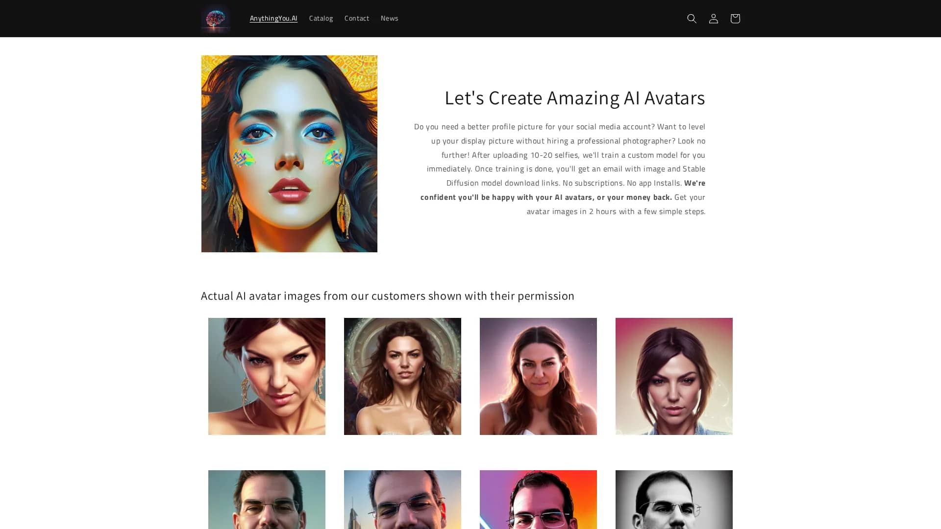 anythingyou-ai homepage