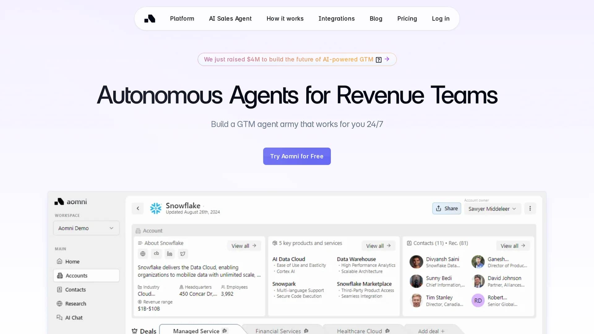aomni homepage