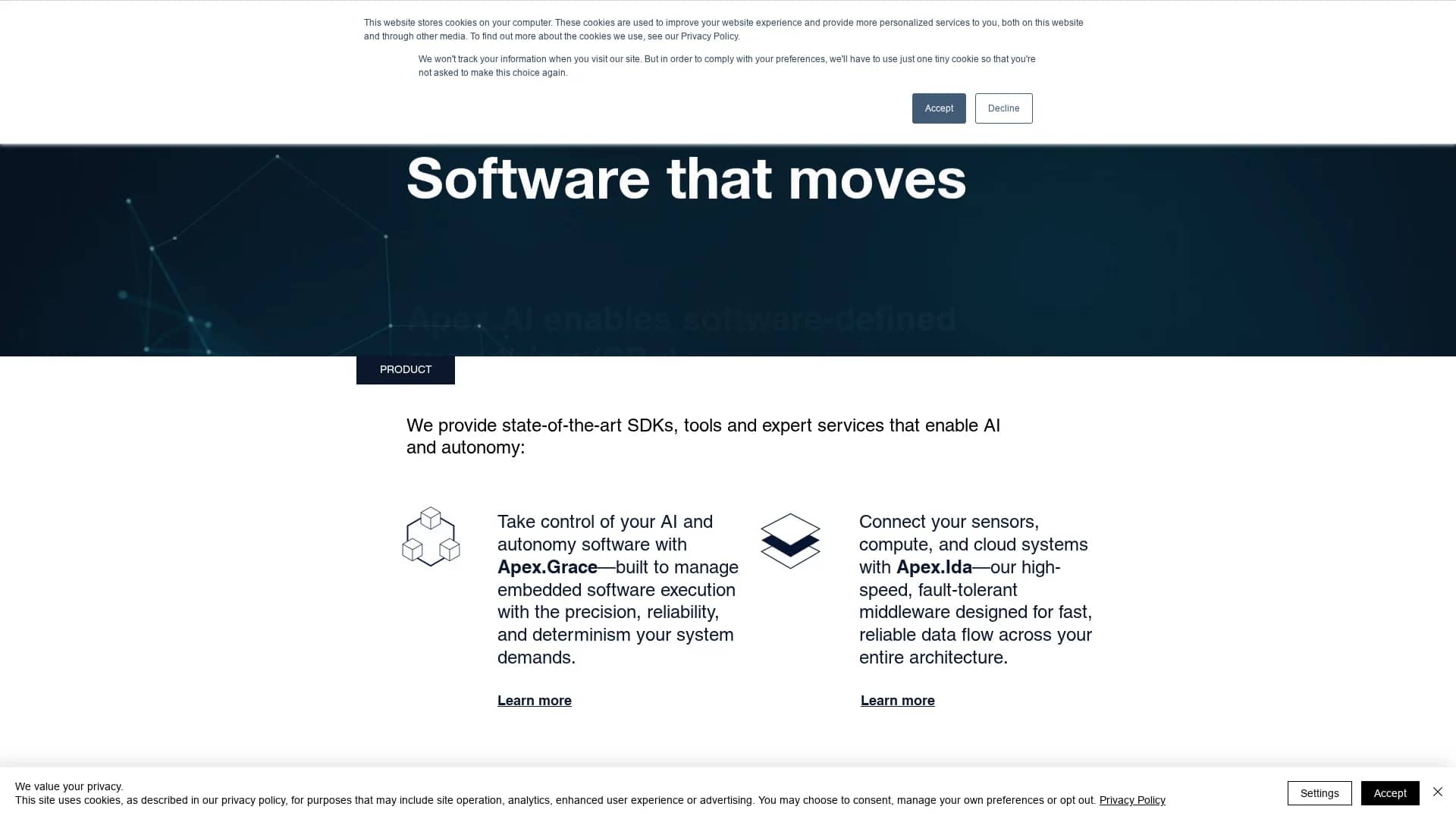 apex-ai homepage