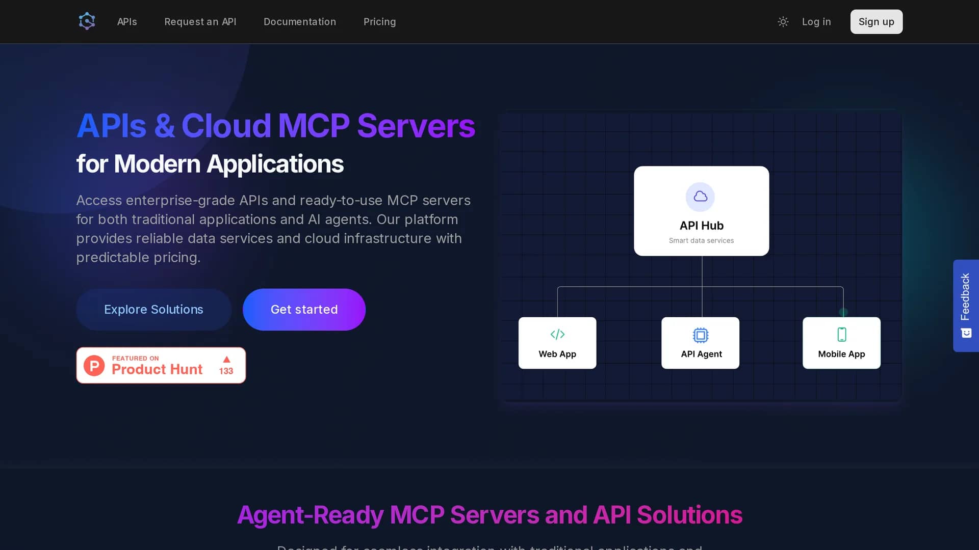 api-hub homepage