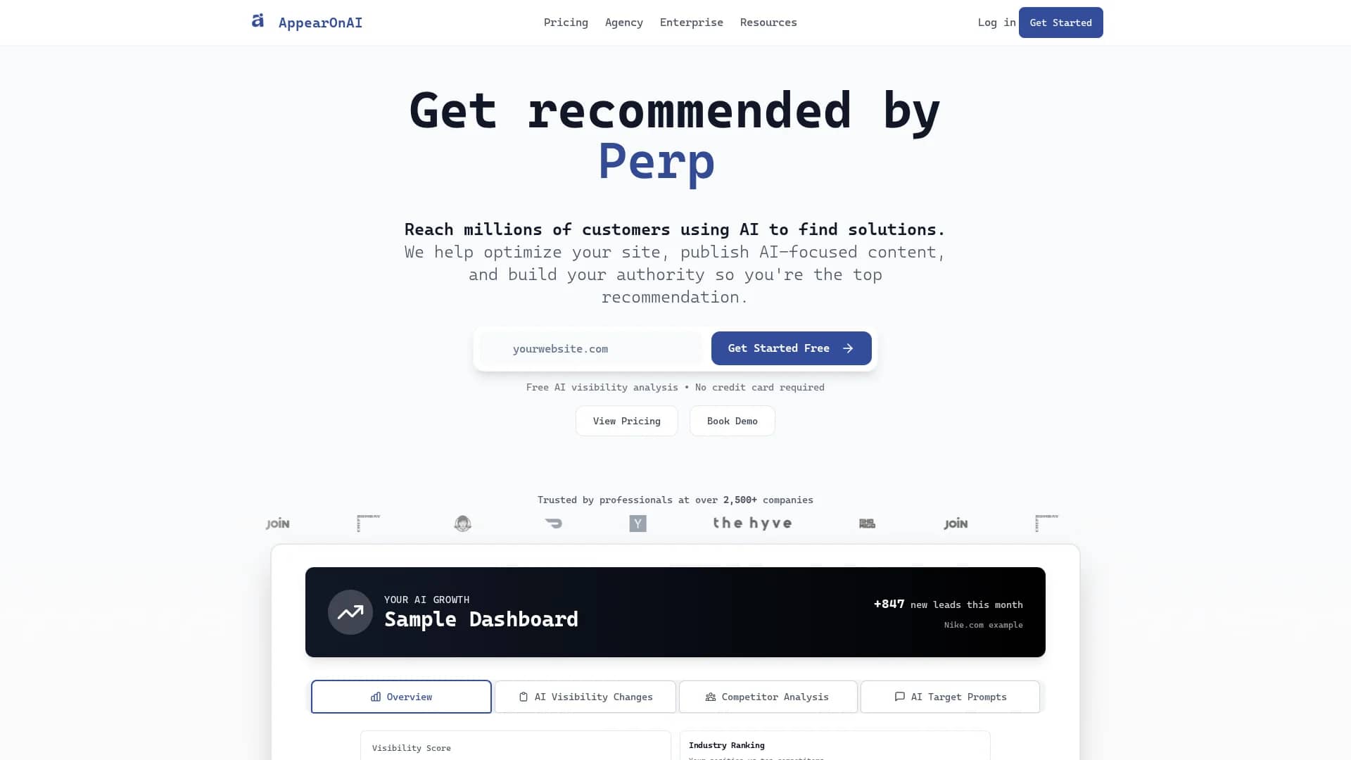appearonai homepage