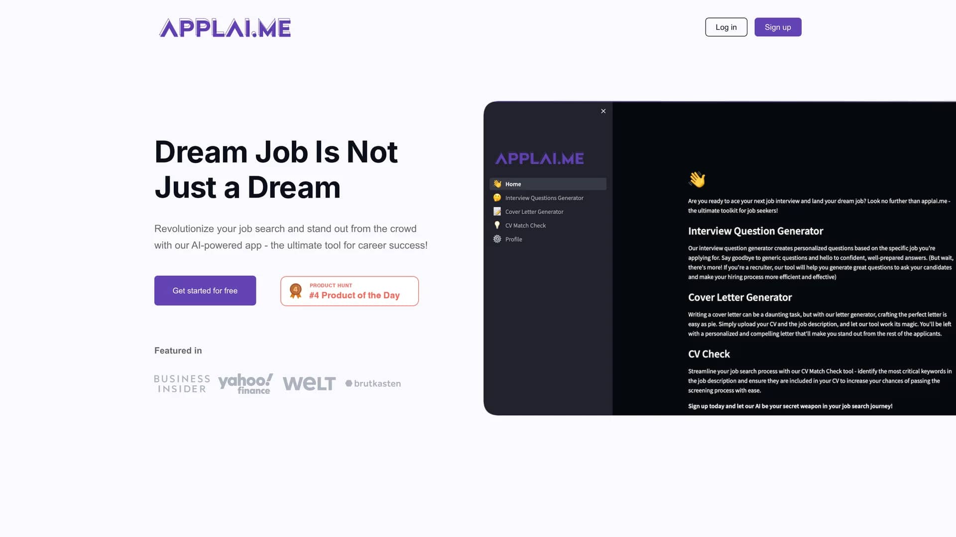 applai-me homepage