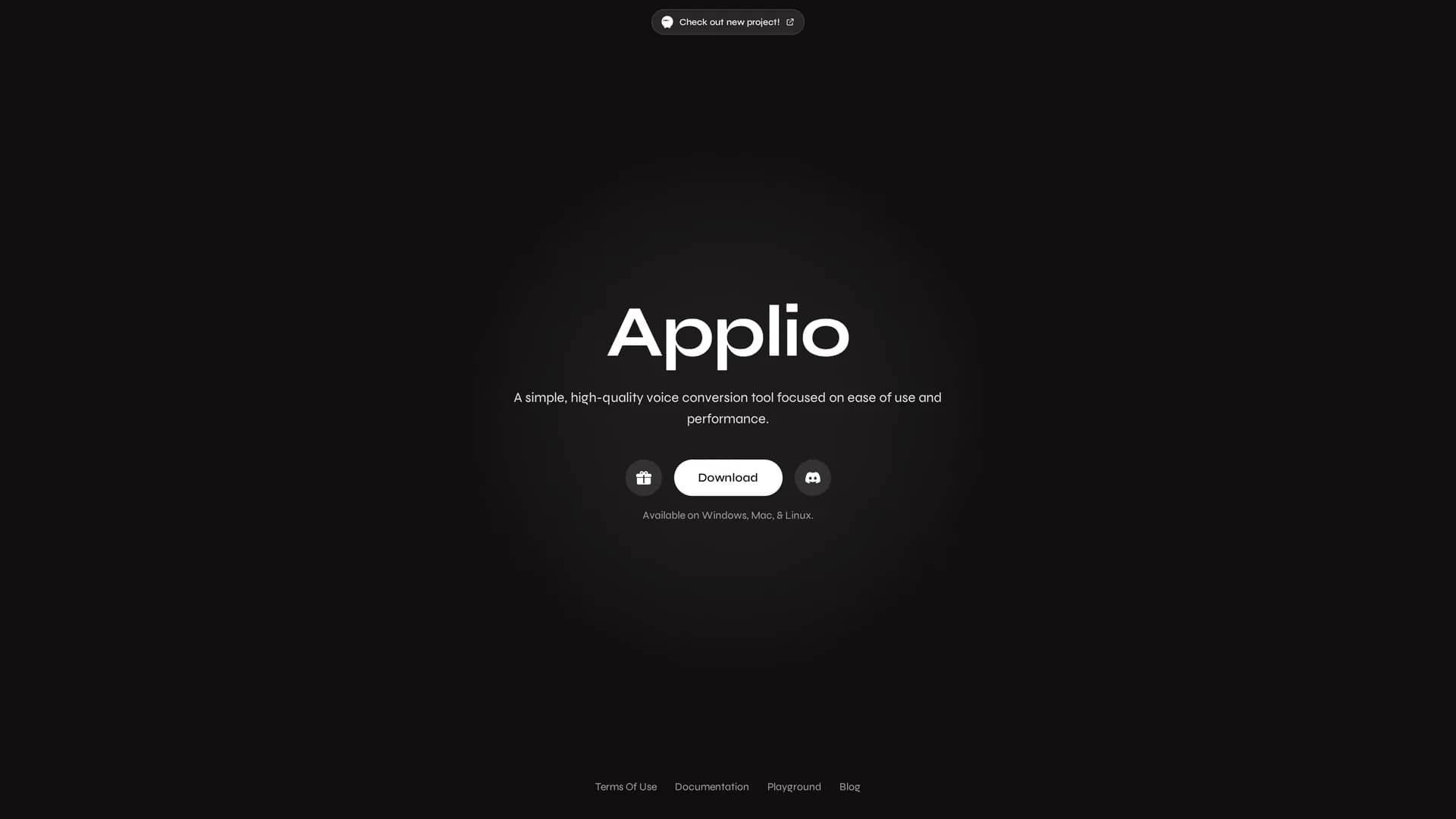 applio homepage