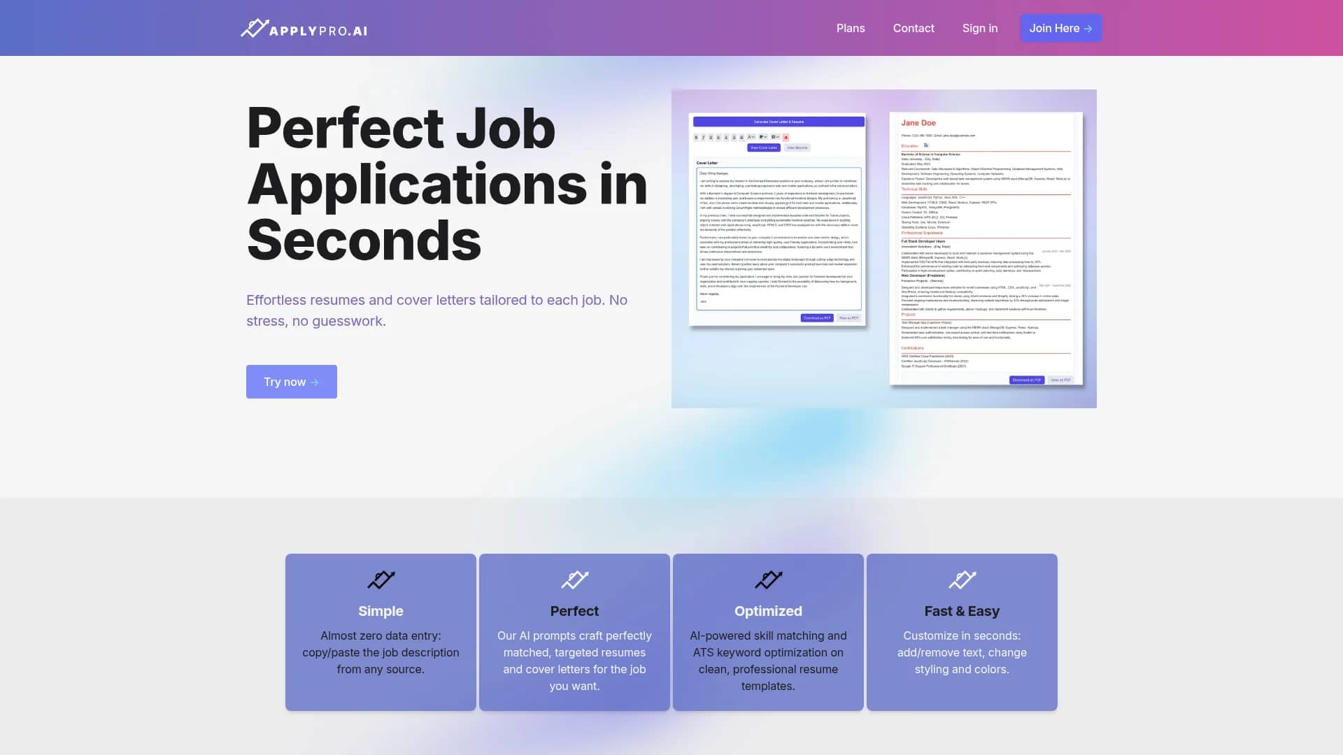 apply-pro homepage