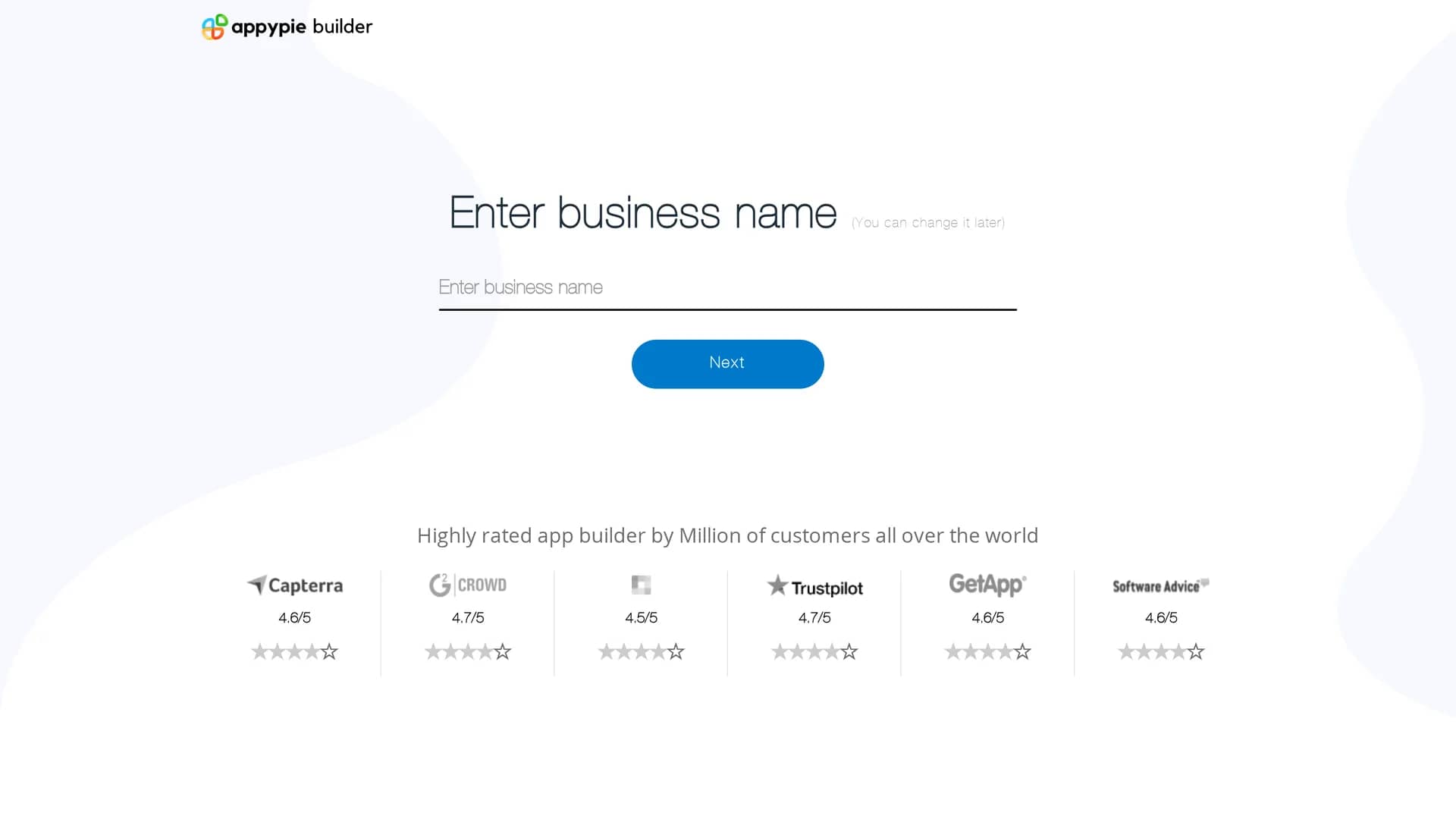 appypie homepage