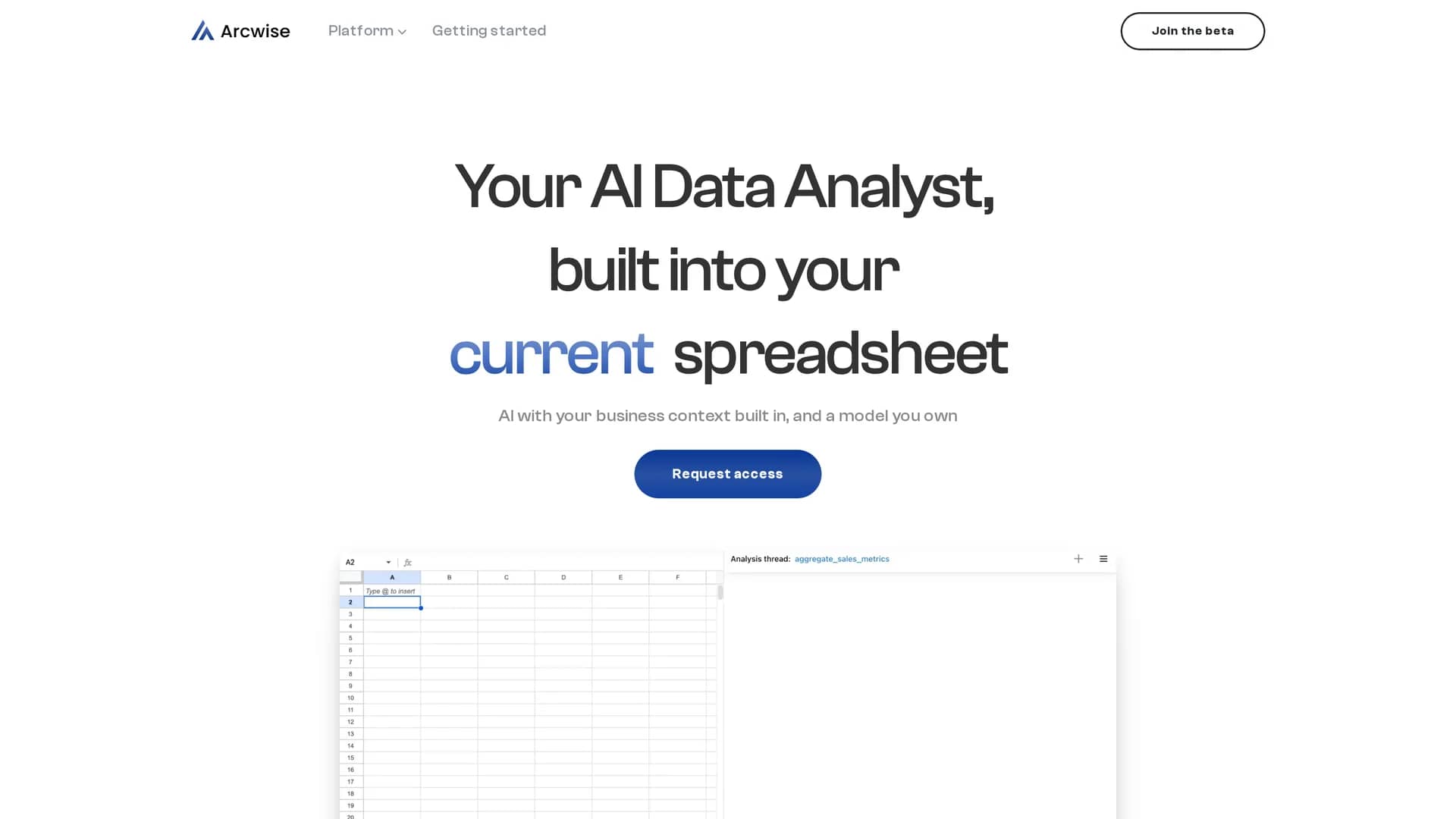 arcwise-ai homepage