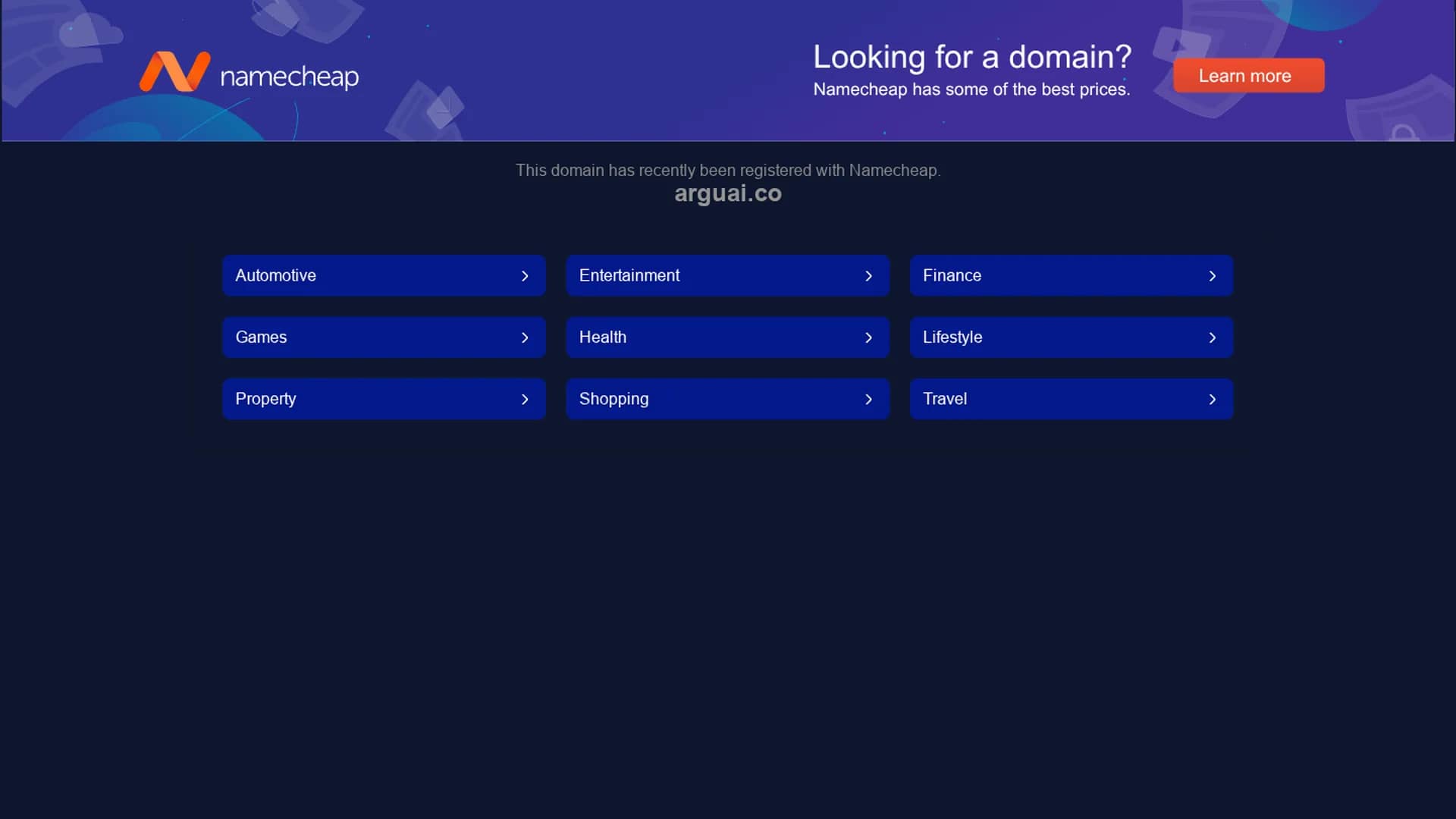 arguai homepage