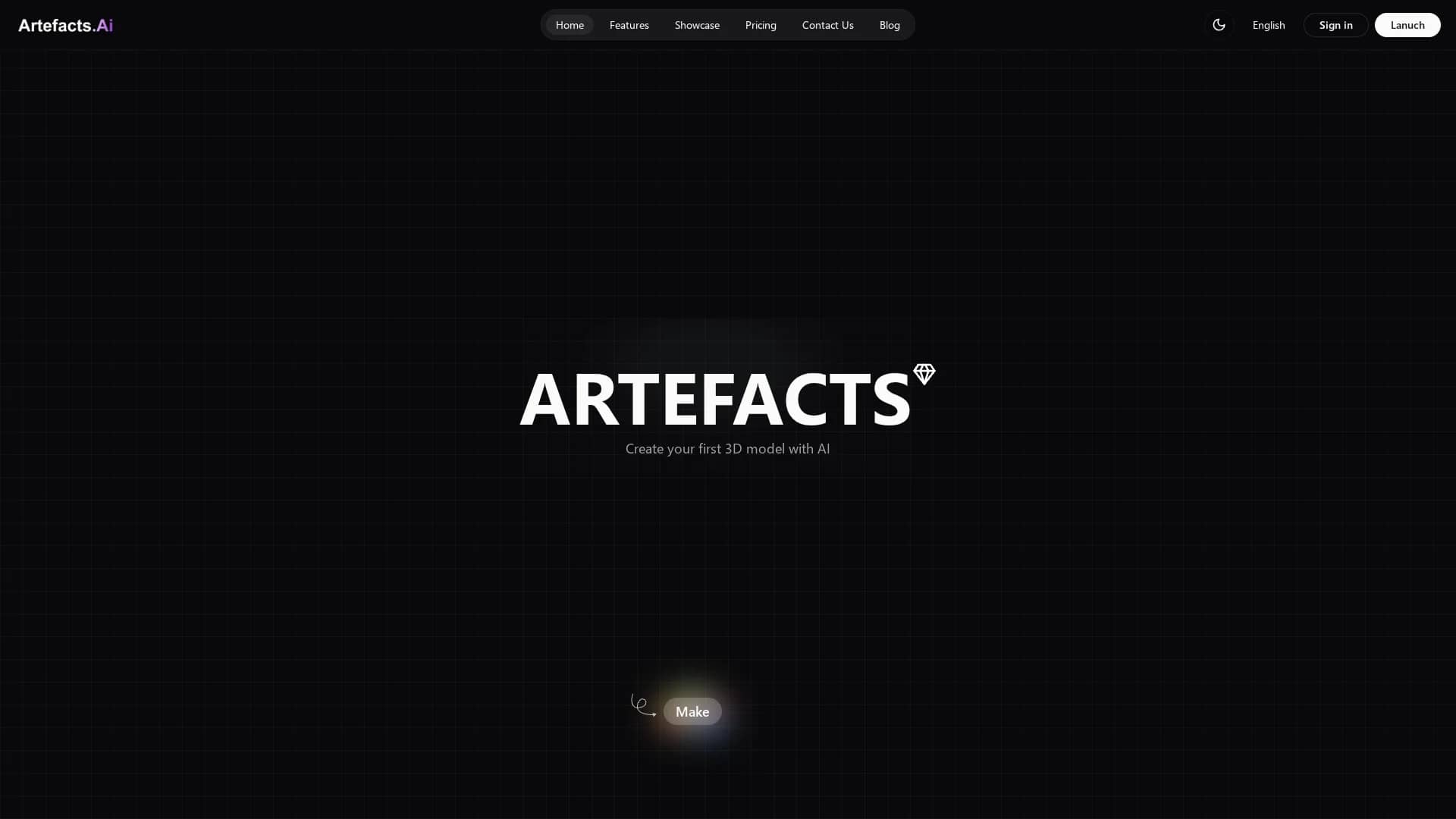 artefacts-ai homepage