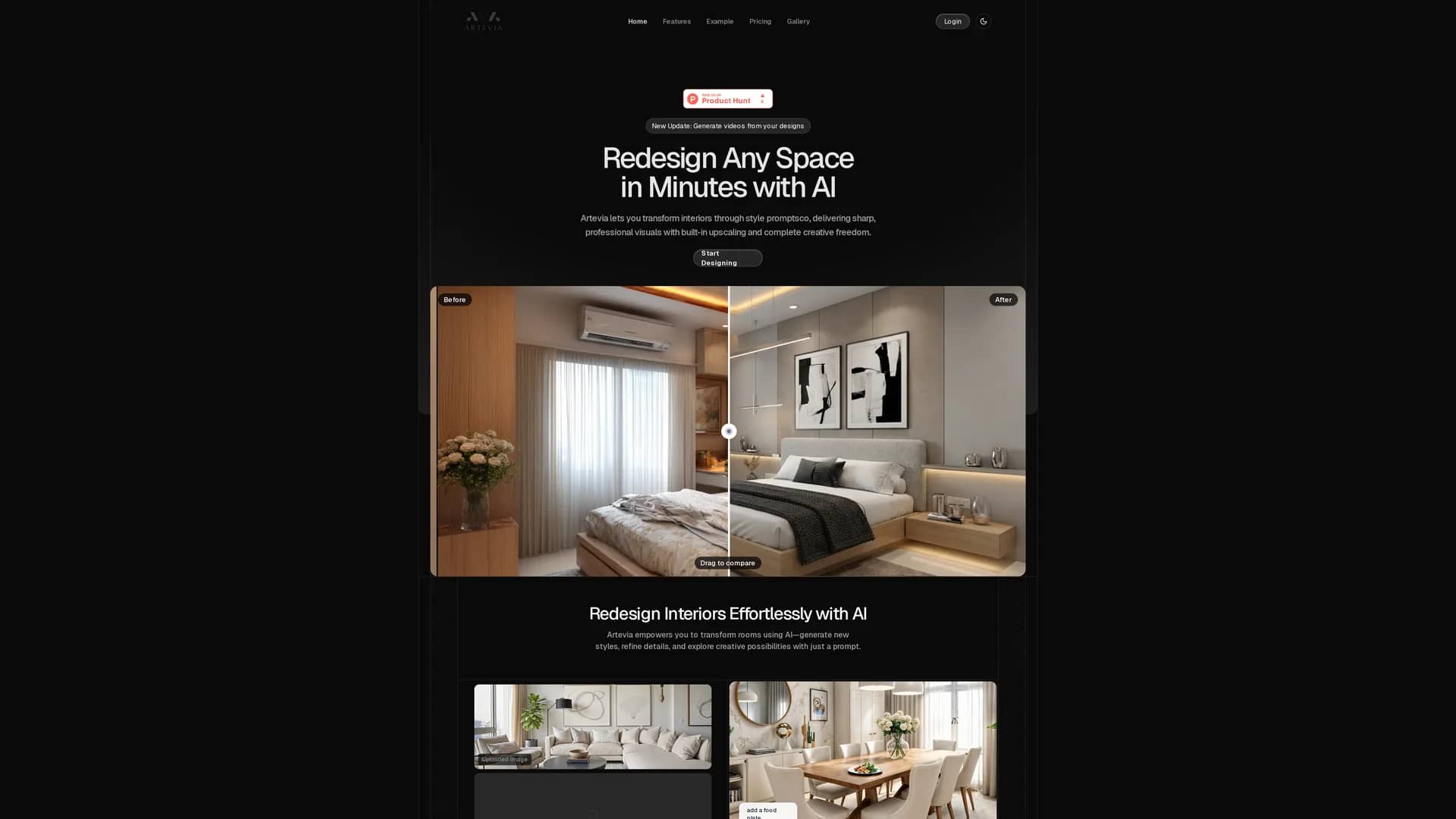artevia homepage