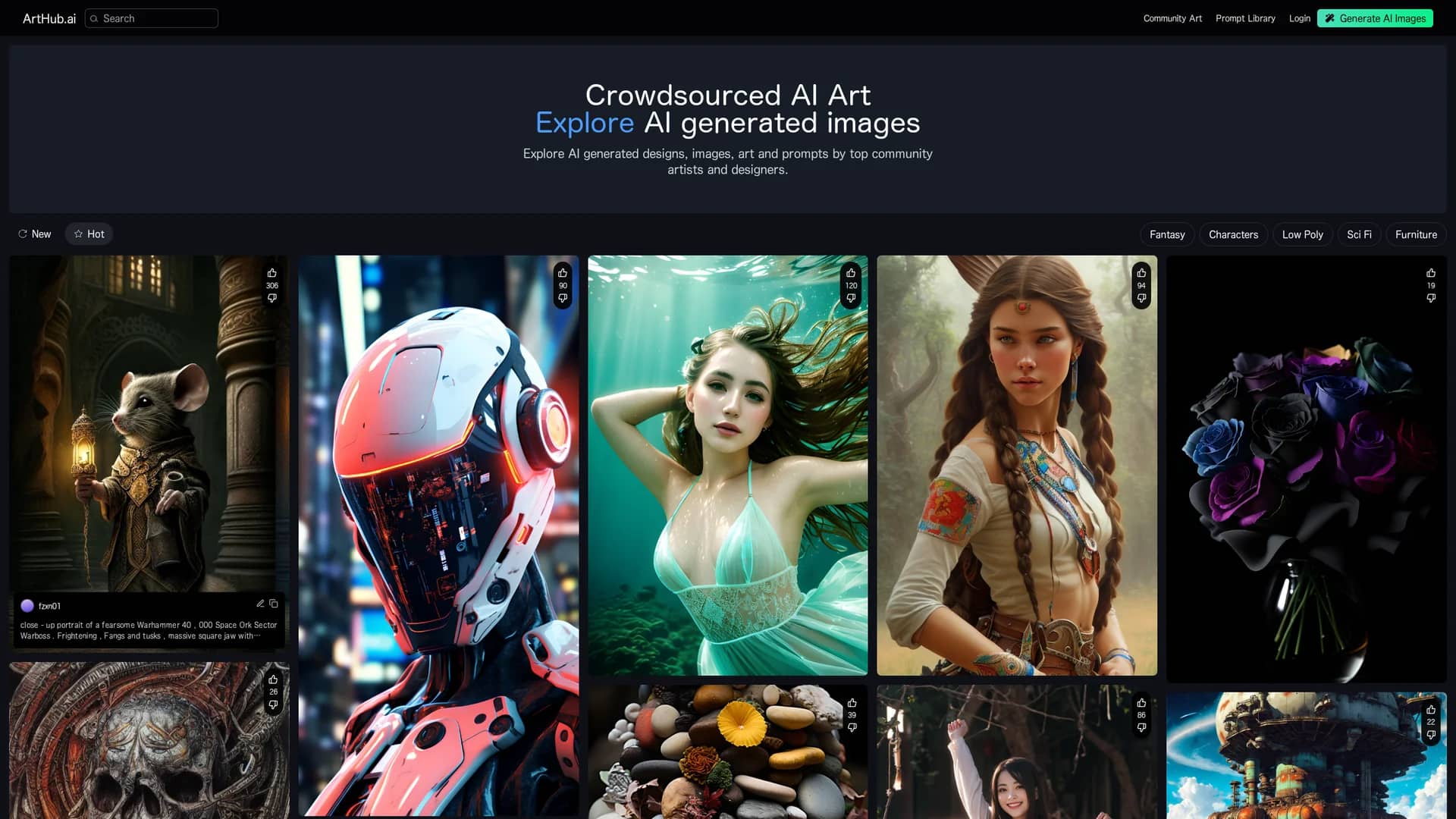 arthub homepage