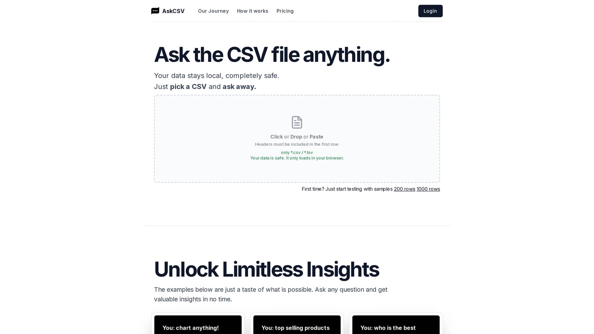 askcsv homepage