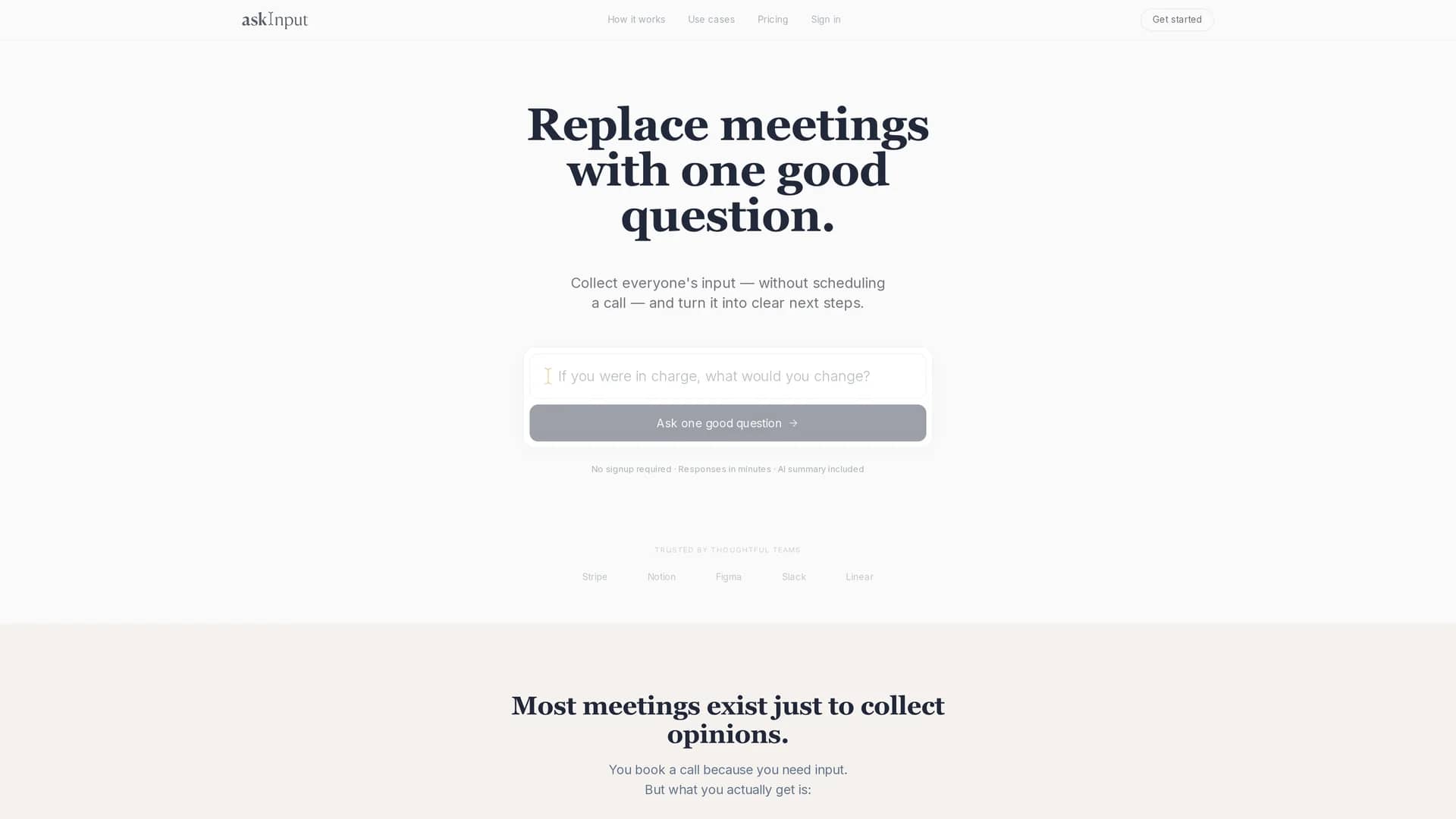 askinput homepage